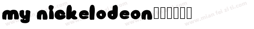My Nickelodeon字体转换